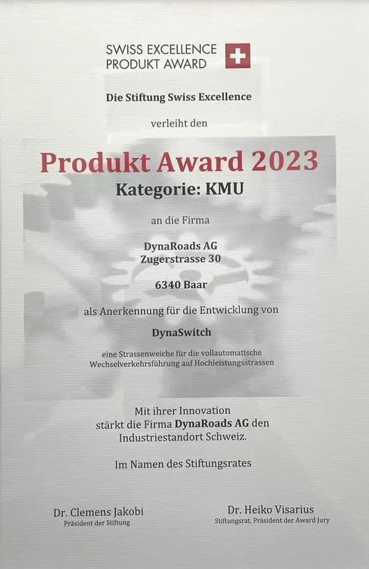 2023 Swiss Excellence Award
